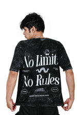 Load image into Gallery viewer, Ancient One Unisex Acid Wash Oversized Tee Black