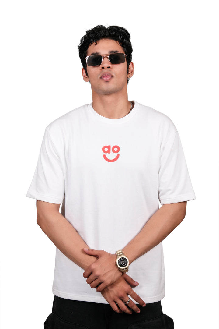 Ancient One Unisex Terry Oversized Tee White