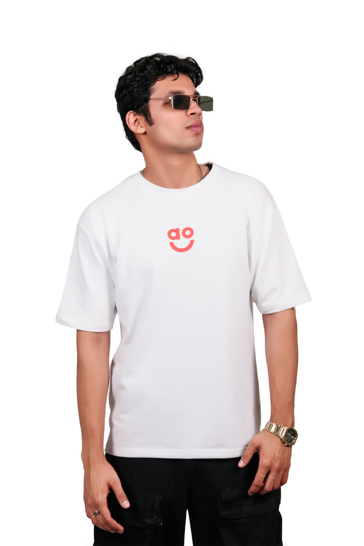 Ancient One Unisex Terry Oversized Tee White