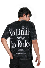 Load image into Gallery viewer, Ancient One Unisex Acid Wash Oversized Tee Black
