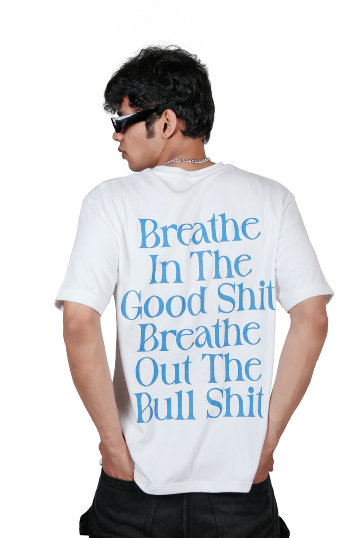 Ancient One Unisex Terry Oversized Tee White